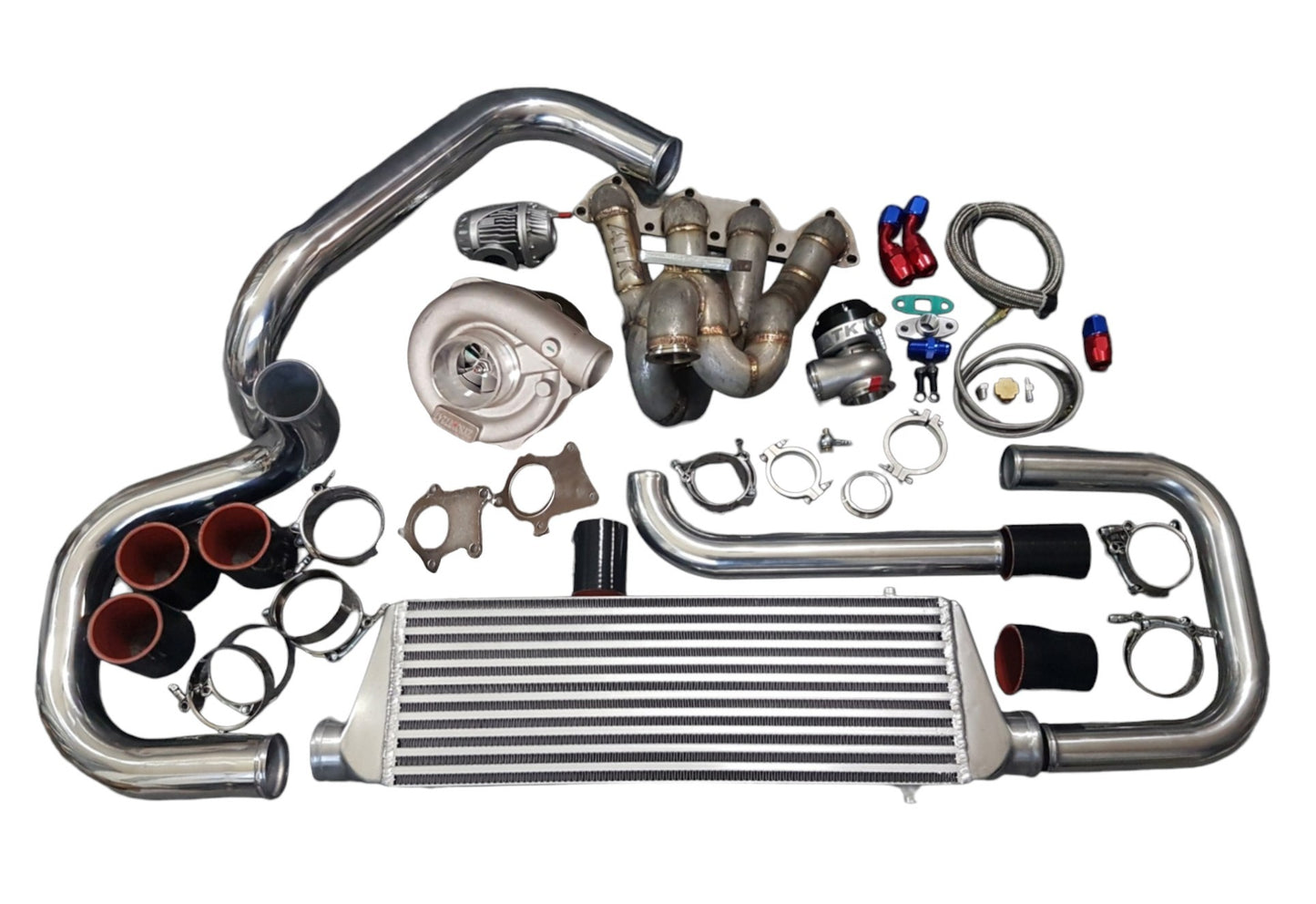 Entry Level AC friendly B Series Top Mount Turbo Kit b16 b17 b18 b20 b18c b20b