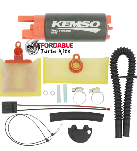 Kemso 10910 340 LPH High Performance Turbo Fuel Pump Civic Integra Del Sol CRX