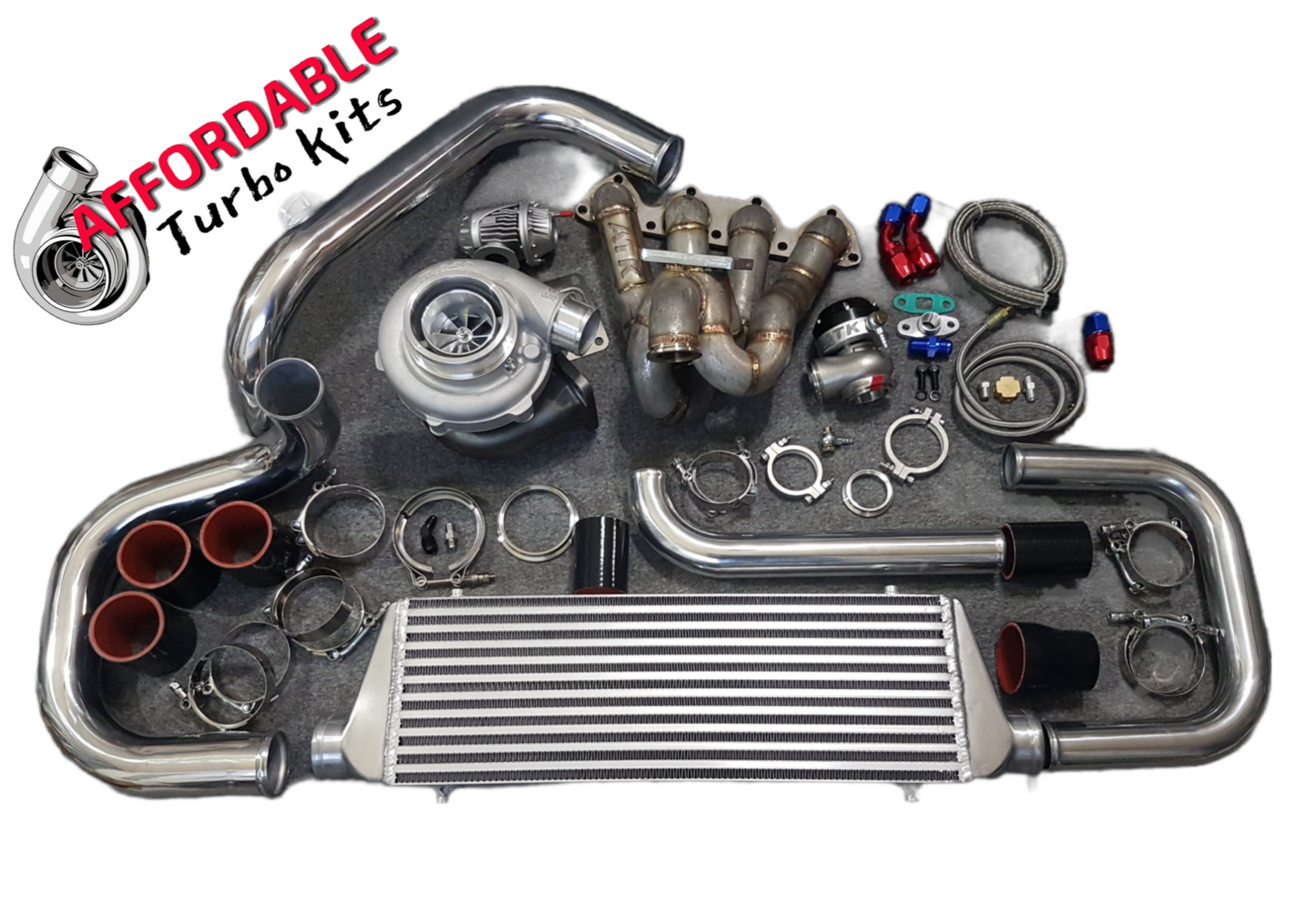 Stage 3 AC friendly B Series Top Mount Turbo Kit b16 b17 b18 b20 b18c b20b