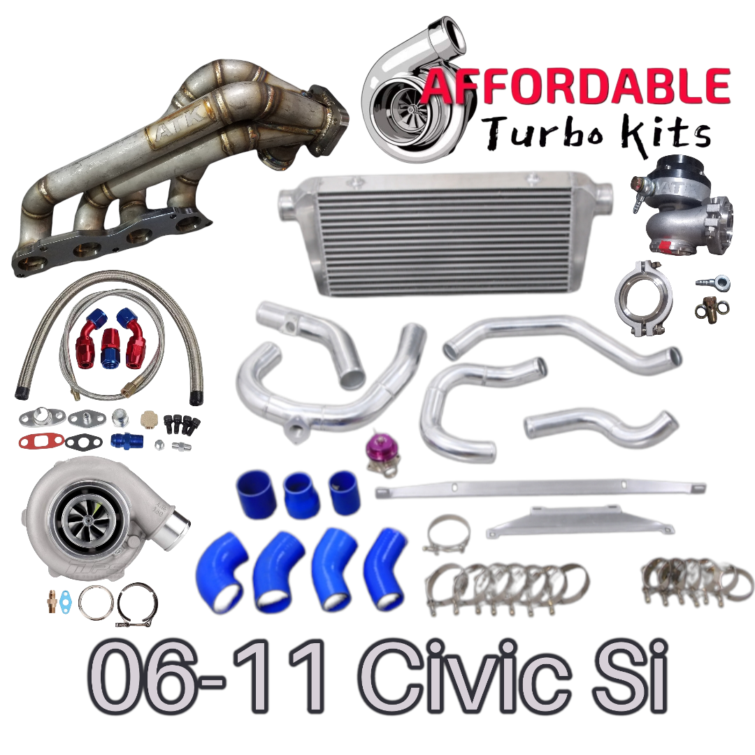 Stage 3 K20 K24 2006-2011 Honda Civic Si K20 Sidewinder Turbo Kit FA/FG/FK/FN/FD