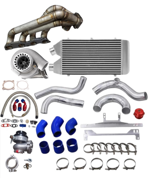 Stage 2 K20 K24 EK 1996 - 2000 Honda Civic K Swap Sidewinder Turbo Kit K series