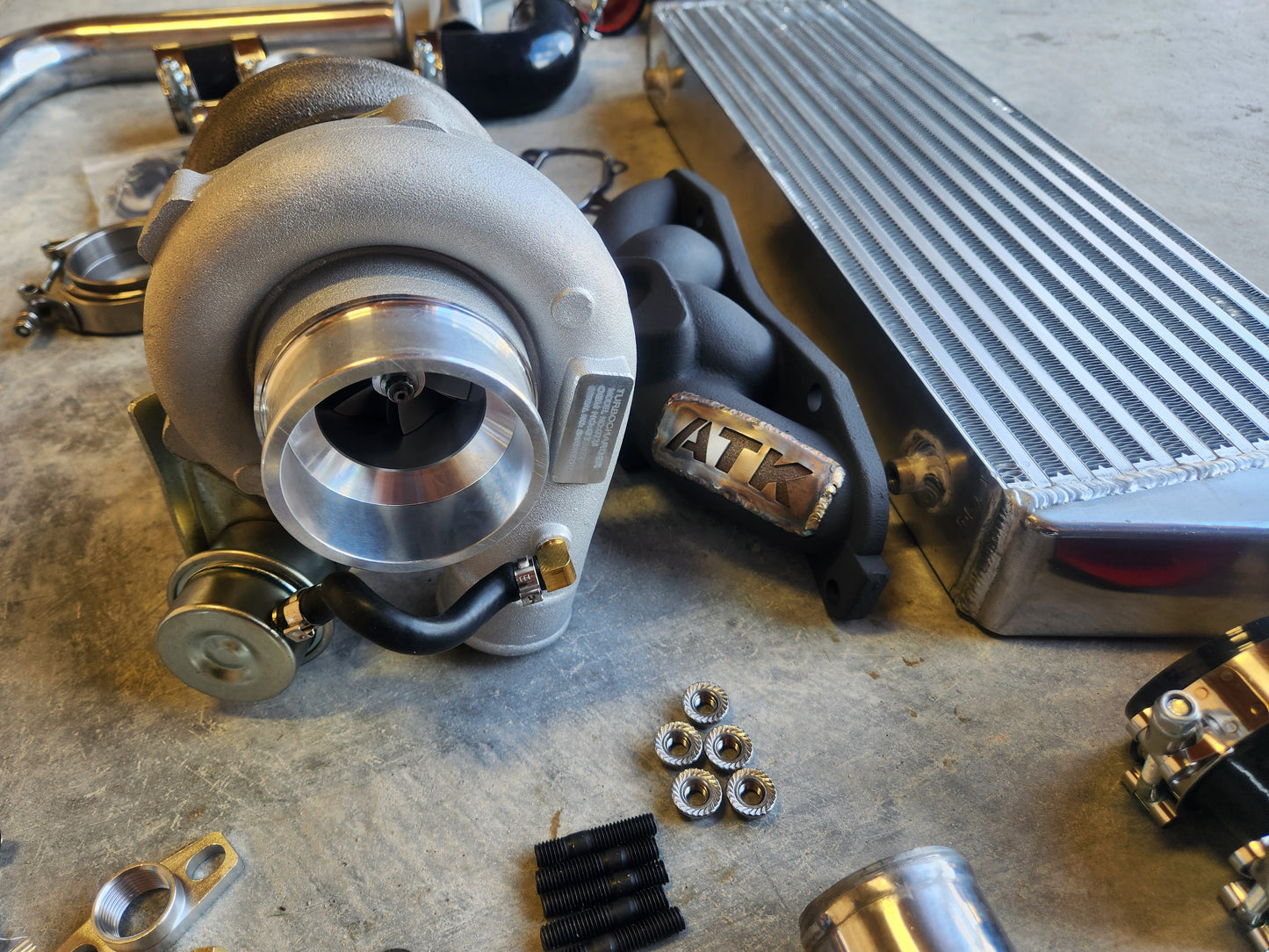 Honda Fit Jazz GD3 Entry Level ATK Turbo Kit 2007-2008 DIY Universal Intercooler Piping 04 05 06 07 08