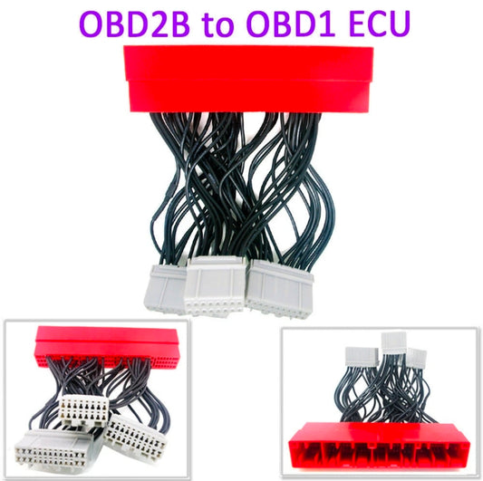 OBD2B to OBD1 ECU Conversion Harness Adapter Jumper For Honda Civic 1999 2000 Acura Integra Accord