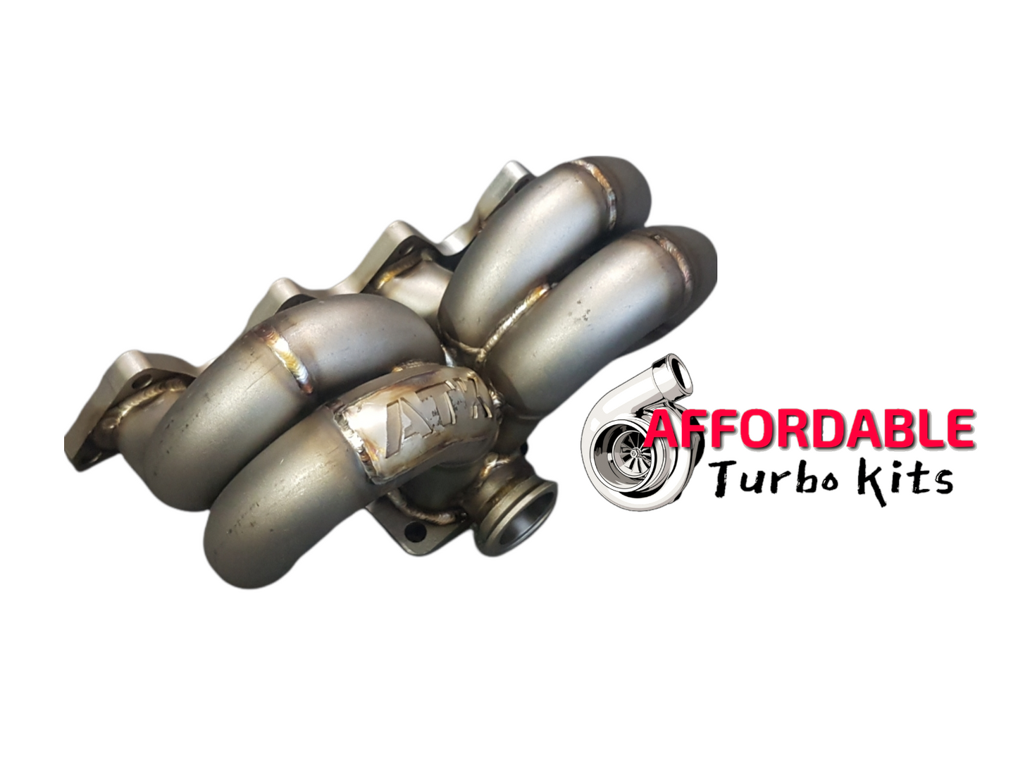 D15 D16 Ram Horn Turbo Manifold T3 44mm v band D Series ramhorn d16z6 d16y8 d16y7 d15b7 d15z1