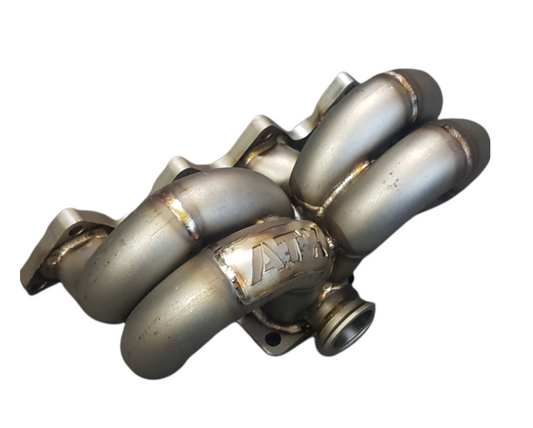 B Series Ram Horn Turbo Manifold T3 44mm V band b16 b17 b18 b20 b18c b20b