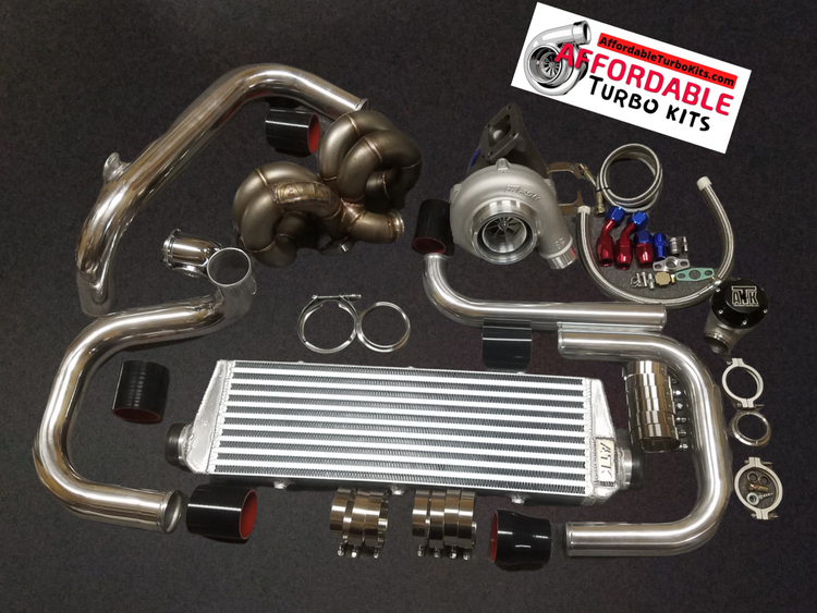 B Series Ram Horn AC Friendly Stage 3 Turbo Kit A/C Compatible b16 b18 ...