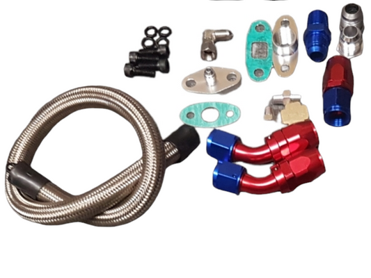 Universal T3 Turbo Oil Feed and Return Line Hose Kit